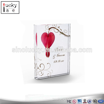 Beautiful cheap acrylic high transparency customized paperweight